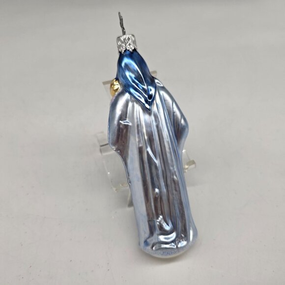 Inge Glas Madona With Child Glass Christmas Ornament Germany 5" - Picture 4 of 6